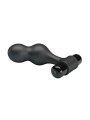 Vibratore Mr Play Plug Anale In Silicone Nero - MR PLAY - Plug e Catene Anali | erosidea.com