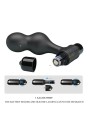 Vibratore Mr Play Plug Anale In Silicone Nero - MR PLAY - Plug e Catene Anali | erosidea.com