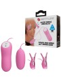 Pretty Love - Pinzetta Con Vibrazione Ed Elettroshock Rosa - PRETTY LOVE - Vibratori | erosidea.com