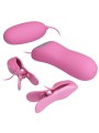 Pretty Love - Pinzetta Con Vibrazione Ed Elettroshock Rosa - PRETTY LOVE - Vibratori | erosidea.com