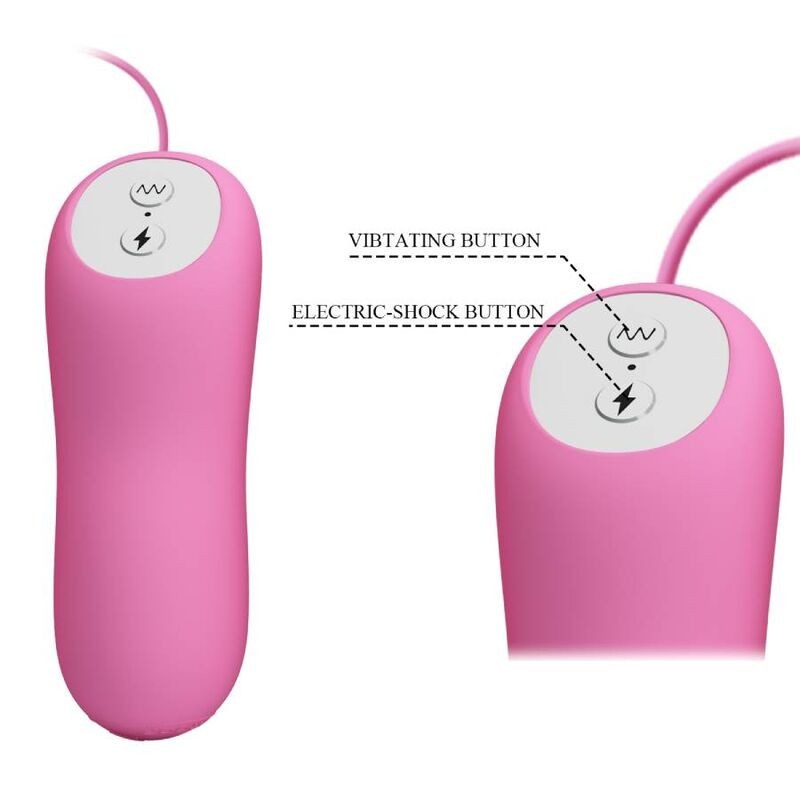 Pretty Love - Pinzetta Con Vibrazione Ed Elettroshock Rosa - PRETTY LOVE - Vibratori | erosidea.com