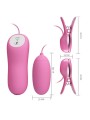 Pretty Love - Pinzetta Con Vibrazione Ed Elettroshock Rosa - PRETTY LOVE - Vibratori | erosidea.com