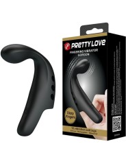 Pretty Love - Ditale Vibratore Gorgon Nero - PRETTY LOVE FLIRTATION - Vibratori | erosidea.com