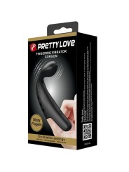 Pretty Love - Ditale Vibratore Gorgon Nero - PRETTY LOVE FLIRTATION - Vibratori | erosidea.com