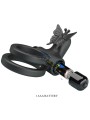 Pretty Love - Doppio Anello Vibrante Con Stimolatore Nero - PRETTY LOVE MALE - Anelli Fallici | erosidea.com