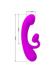 Vibratore Sincero E Succhia Clitoride In Silicone Viola - PRETTY LOVE - Succhia Clitoride | erosidea.com