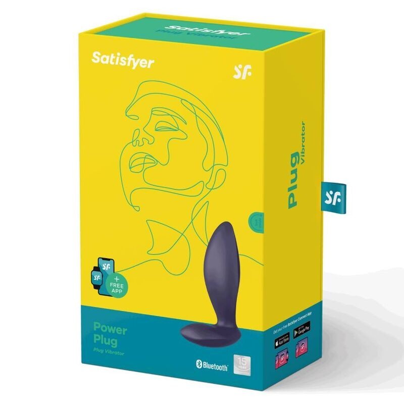 Plug Di Alimentazione Viola - SATISFYER PLUGS - Plug e Catene Anali | erosidea.com