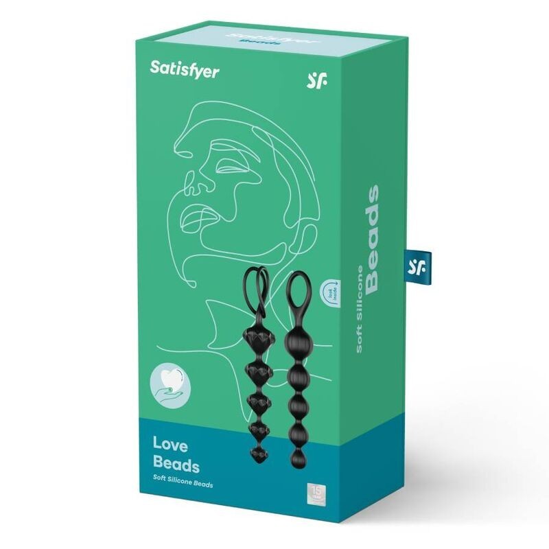 Perline Love Nero - SATISFYER BEADS - Stimolatori | erosidea.com