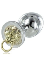Metal Hard - Plug Anale Acciaio Tiger - METAL HARD - Plug e Catene Anali | erosidea.com