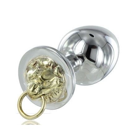 Metal Hard - Plug Anale Acciaio Tiger - METAL HARD - Plug e Catene Anali | erosidea.com