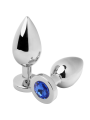 Metal Hard - Plug Anale Diamond Blue Piccolo 5.71Cm - METAL HARD - Plug e Catene Anali | erosidea.com