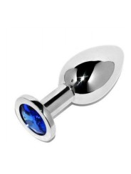 Metal Hard - Plug Anale Diamond Blue Piccolo 5.71Cm - METAL HARD - Plug e Catene Anali | erosidea.com