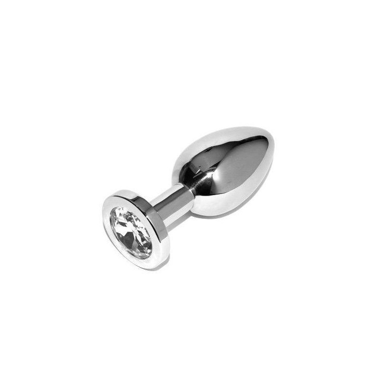 Metal Hard - Plug Anale Diamond Trasparente Piccolo 5.71Cm - METAL HARD - Plug e Catene Anali | erosidea.com
