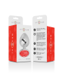 Intense - Plug Anale In Metallo Con Cristallo Rosso Misura M - INTENSE ANAL TOYS - Plug e Catene Anali | erosidea.com