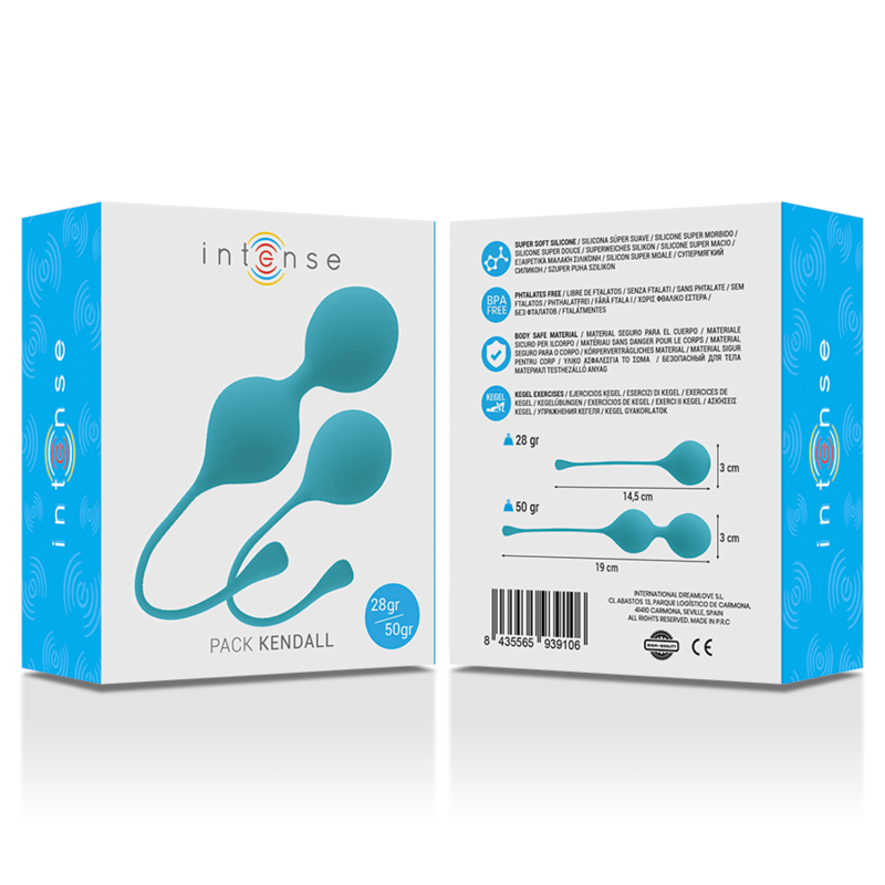 Intense - Pack Palle Kegel Kendall Blu - INTENSE HEALTH & FUN - Ovetti Palline Sfere | erosidea.com