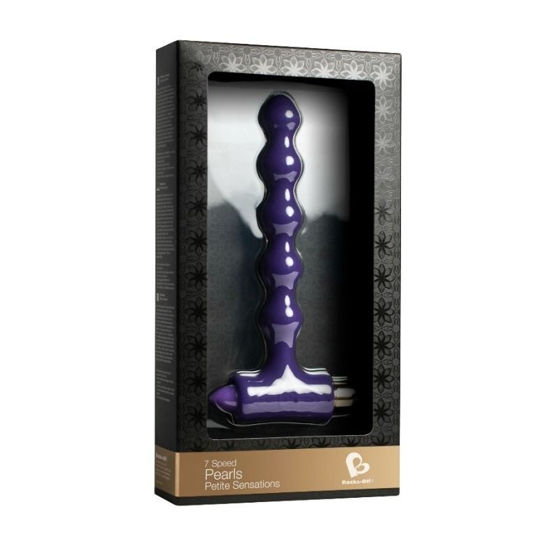 Rocks-Off - Plug Anale Con Vibrazioni E Perle Riverles Petite Sensations - ROCKS-OFF - Plug e Catene Anali | erosidea.com