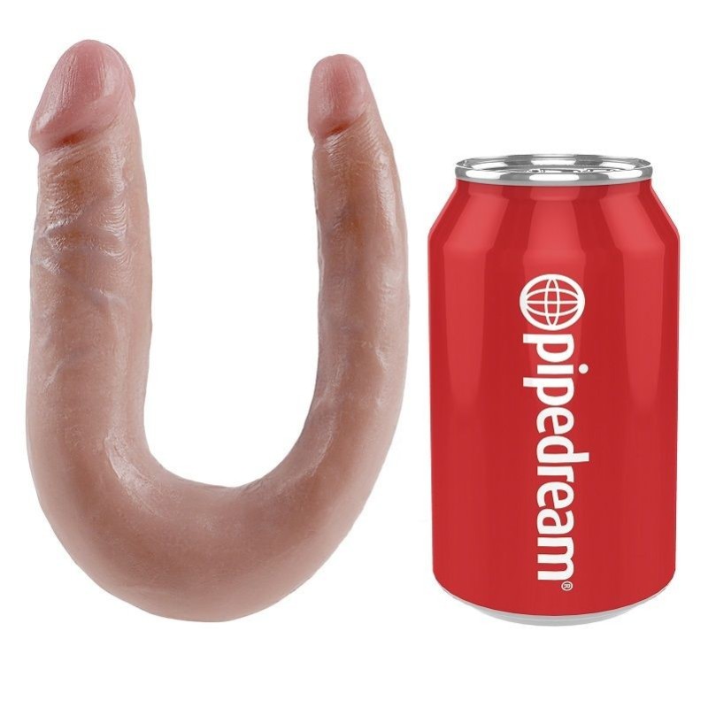 King Cock - Dildo Doppia Penetrazione 12.7 Cm Naturale - KING COCK - Dildo Doppi | erosidea.com