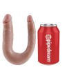 King Cock - Dildo Doppia Penetrazione 12.7 Cm Naturale - KING COCK - Dildo Doppi | erosidea.com