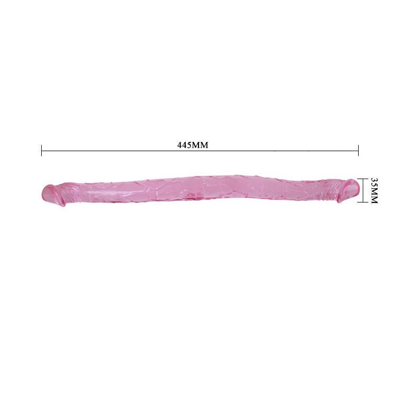 Doppio Dong Lilla 44.5 Cm - BAILE ANAL - Dildo Doppi | erosidea.com