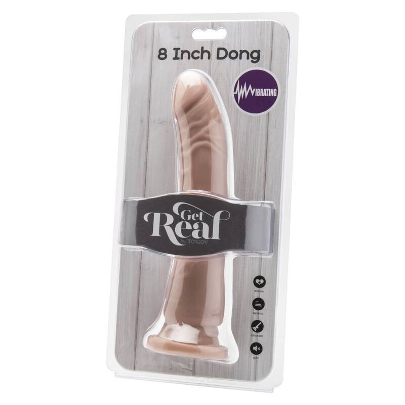 Get Real - Pelle Vibrante Dong 205 Cm - GET REAL - Vibratori | erosidea.com
