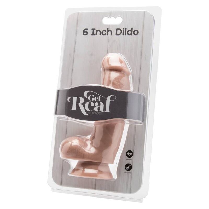 Get Real - Dildo 12 Cm Con Palle Di Pelle - GET REAL - Dildo Realistici | erosidea.com