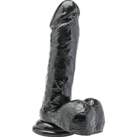Get Real - Dildo 18 Cm Con Sfere Nero - GET REAL - Dildo Realistici | erosidea.com