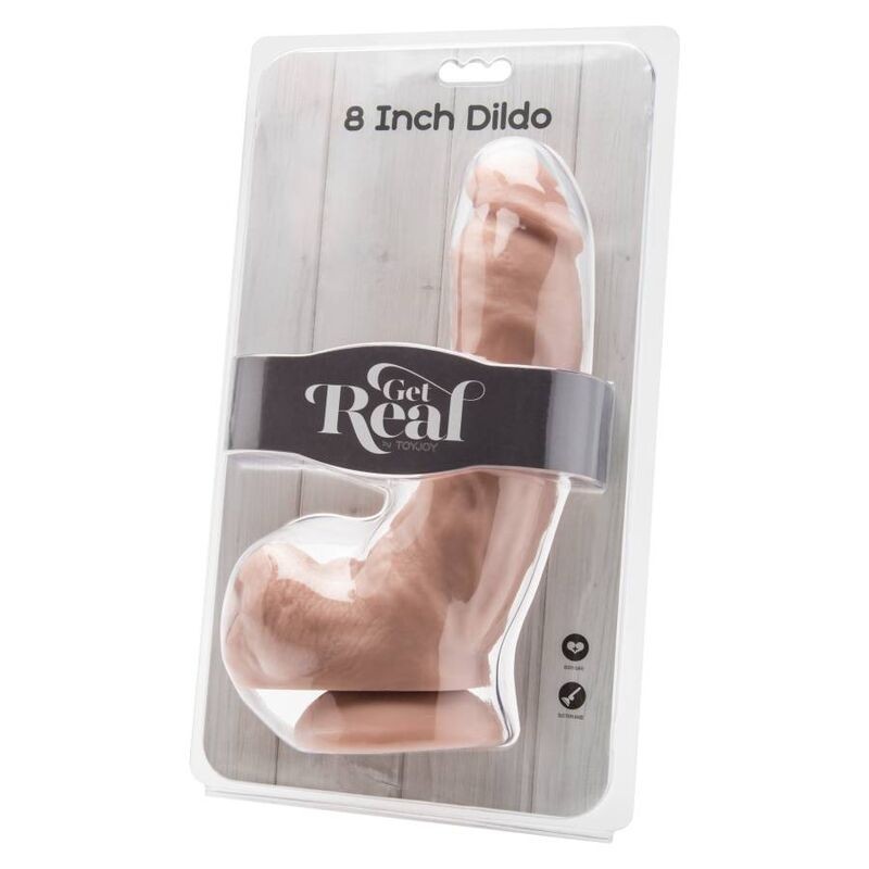 Get Real - Dildo 205 Cm Con Palle Di Pelle - GET REAL - Dildo Realistici | erosidea.com