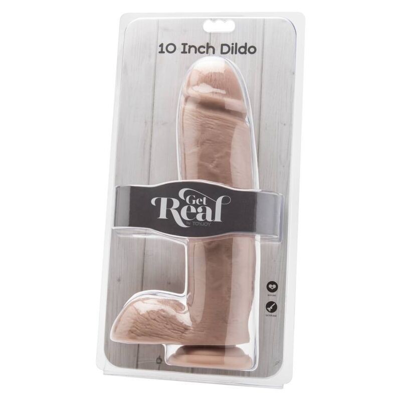 Get Real - Dildo 255 Cm Con Palle Di Pelle - GET REAL - Dildo Realistici | erosidea.com