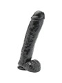 Get Real - Dildo 28 Cm Con Sfere Nero - GET REAL - Dildo Realistici | erosidea.com