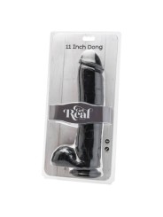 Get Real - Dildo 28 Cm Con Sfere Nero - GET REAL - Dildo Realistici | erosidea.com