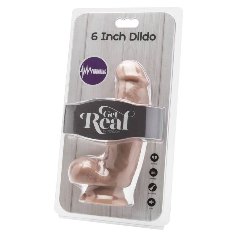 Get Real - Dildo 12 Cm Con Vibratore Per Sfere - GET REAL - Vibratori | erosidea.com