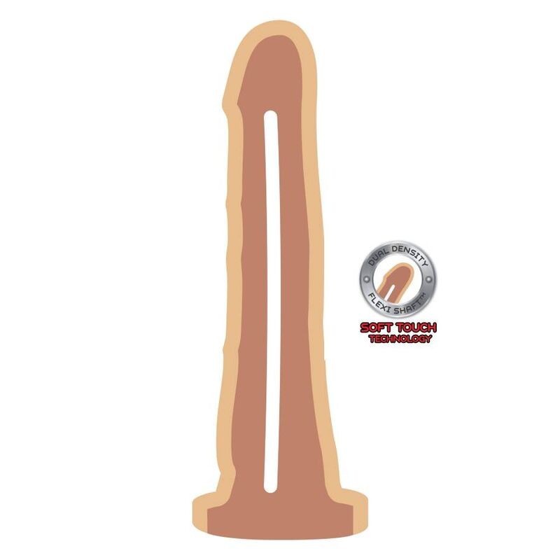 Get Real - Dong A Doppia Densit 19 Cm Pelle - GET REAL - Dildo Realistici | erosidea.com
