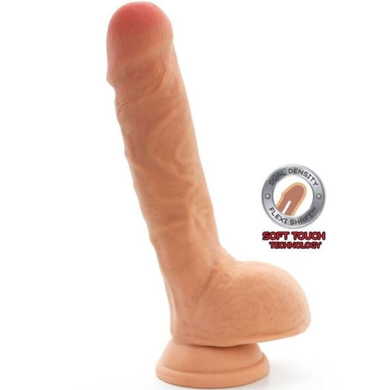 Get Real - Dildo A Doppia Densit 18 Cm Palle Di Pelle - GET REAL - Dildo Realistici | erosidea.com