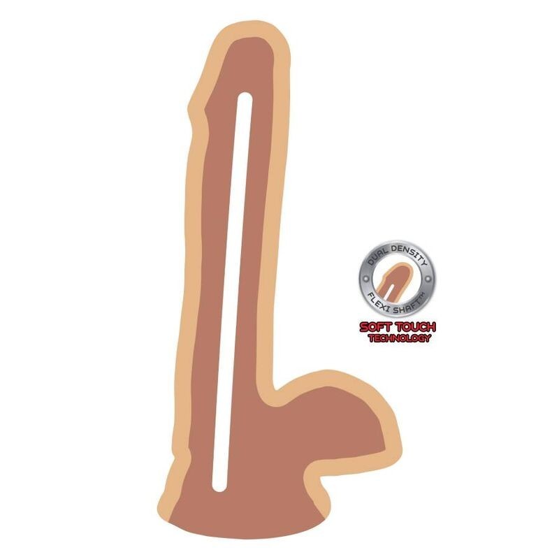 Get Real - Dildo A Doppia Densit 17 Cm Palle Pelle - GET REAL - Dildo Realistici | erosidea.com