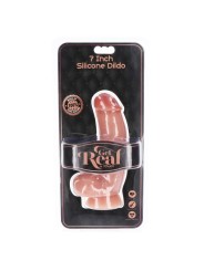 Get Real - Dildo In Silicone 18 Cm Con Palle In Pelle - GET REAL - Dildo Realistici | erosidea.com