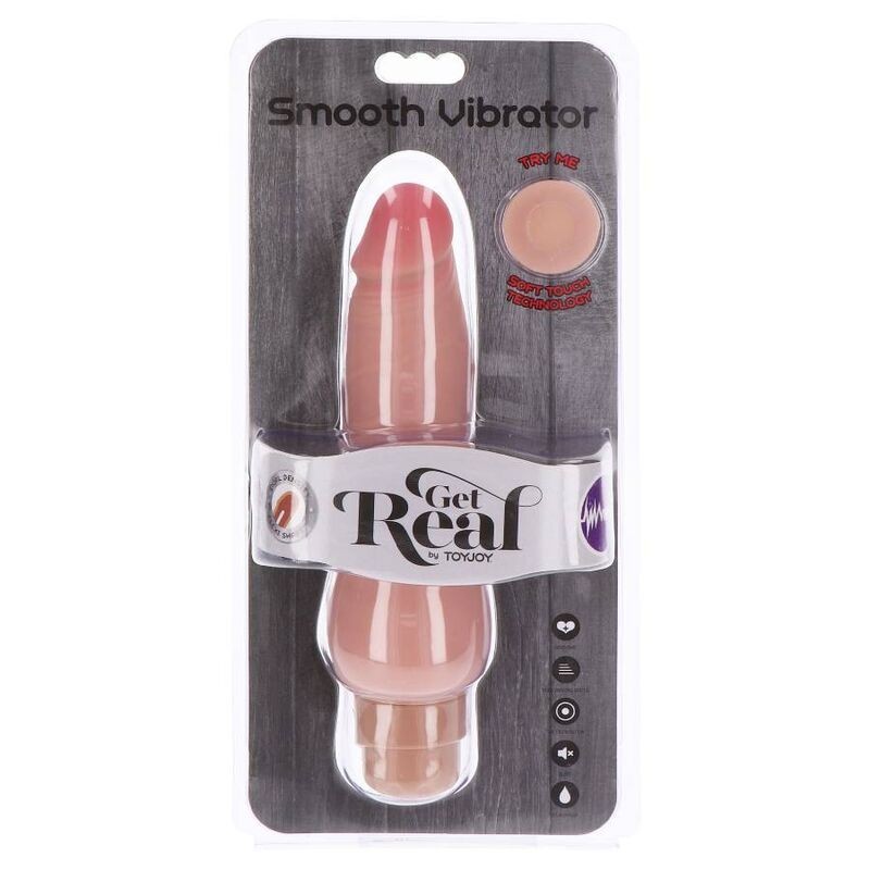 Get Real - Pelle Vibrante Liscia A Doppia Densit - GET REAL - Vibratori Doppi | erosidea.com