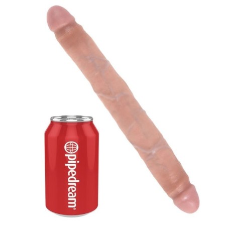 King Cock - Doppio Dildo Sottile 30 Cm - KING COCK - Dildo Doppi | erosidea.com