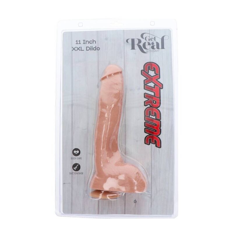 Get Real - Dildo Xxl Estremo 28 Cm Pelle - GET REAL - Dildo Realistici | erosidea.com