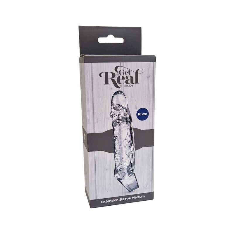 Get Real - Manica Di Estensione Media Trasparente - GET REAL - Guaine e Prolunghe | erosidea.com