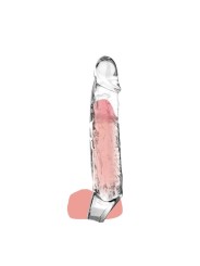 Guaina Pene Get Real 19 Cm Trasparente - GET REAL - Guaine e Prolunghe | erosidea.com