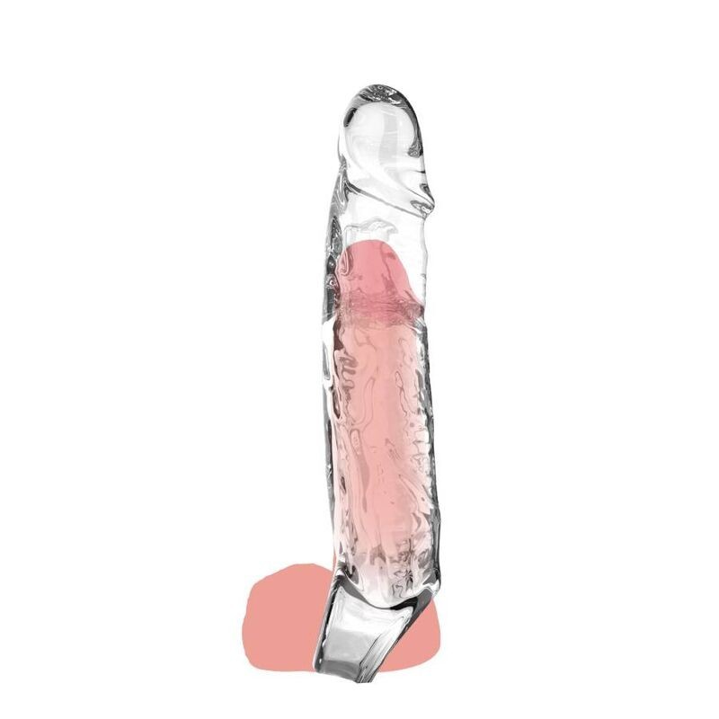 Guaina Pene Get Real 19 Cm Trasparente - GET REAL - Guaine e Prolunghe | erosidea.com