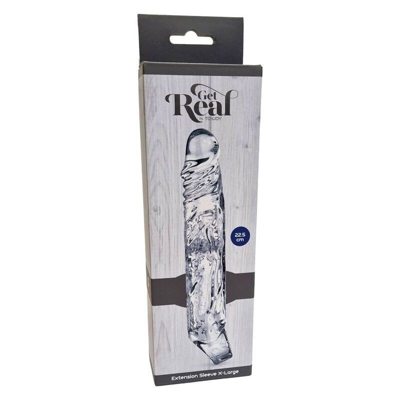 Get Real - Manicotto Di Estensione Xlarge Trasparente - GET REAL - Guaine e Prolunghe | erosidea.com