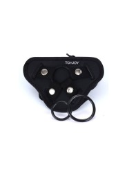 Get Real - Imbragatura Con Cinturino Nera - GET REAL - Strap-on e Imbracature | erosidea.com