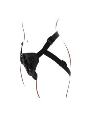 Get Real - Imbragatura Con Cinturino Nera - GET REAL - Strap-on e Imbracature | erosidea.com