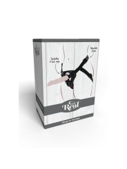Get Real - Imbragatura Con Cinturino Nera - GET REAL - Strap-on e Imbracature | erosidea.com