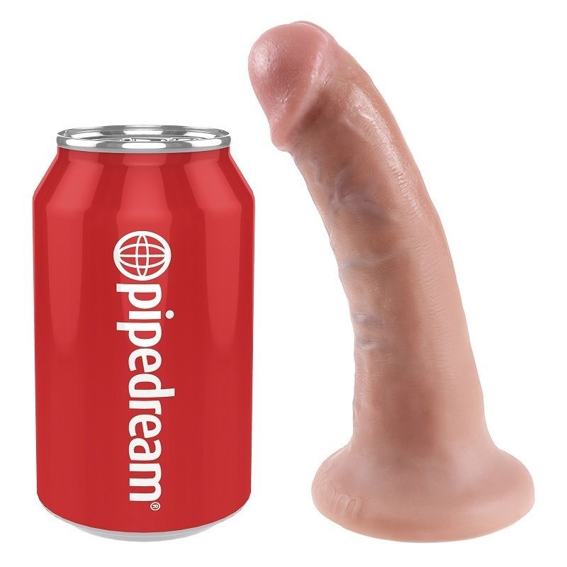 King Cock - 6 Dildo Flesh 15.2 Cm - KING COCK - Dildo Realistici | erosidea.com