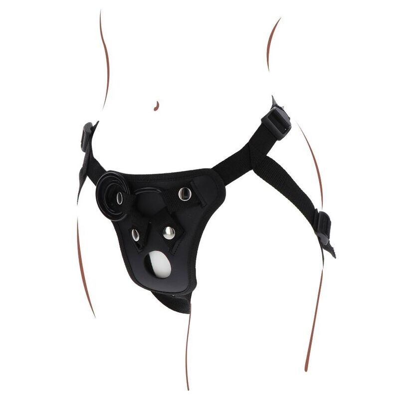 Strap On Get Real Imbracatura Con Cinturino Nera - GET REAL - Strap-on e Imbracature | erosidea.com