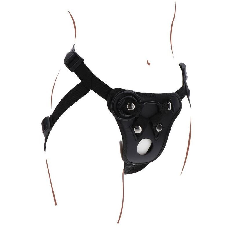 Strap On Get Real Imbracatura Con Cinturino Nera - GET REAL - Strap-on e Imbracature | erosidea.com