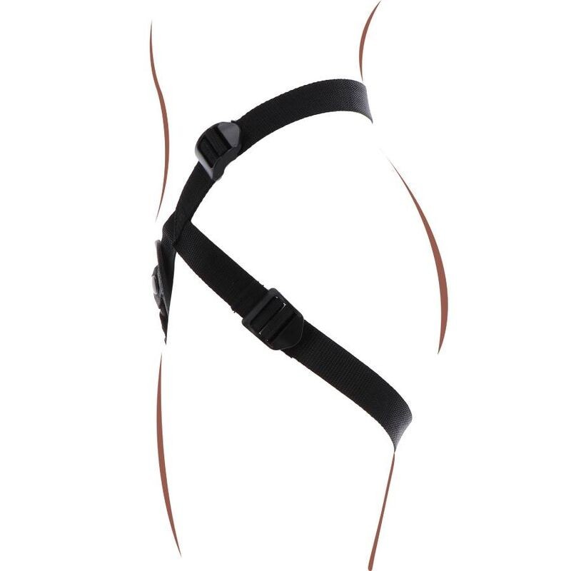 Strap On Get Real Imbracatura Con Cinturino Nera - GET REAL - Strap-on e Imbracature | erosidea.com