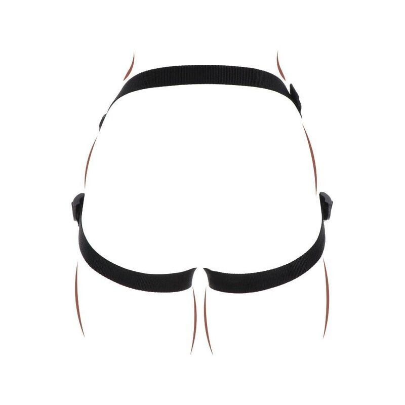 Strap On Get Real Imbracatura Con Cinturino Nera - GET REAL - Strap-on e Imbracature | erosidea.com